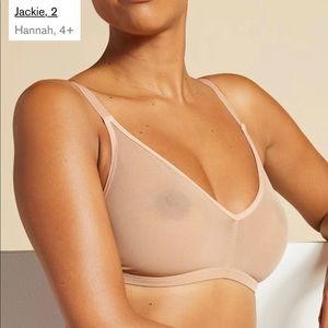 Negative Underwear Sieve Non-Wire Bra Sz 0/XS